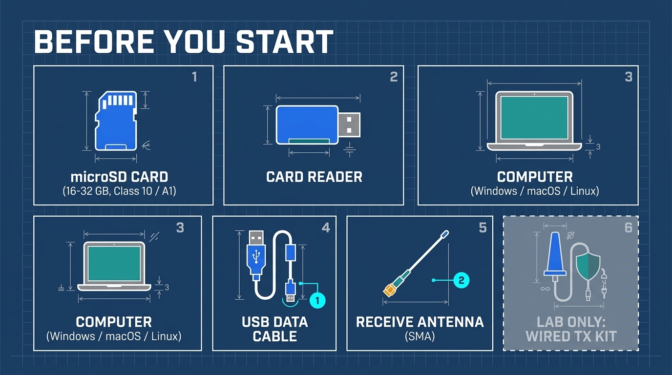 Before You Start Preparation Checklist