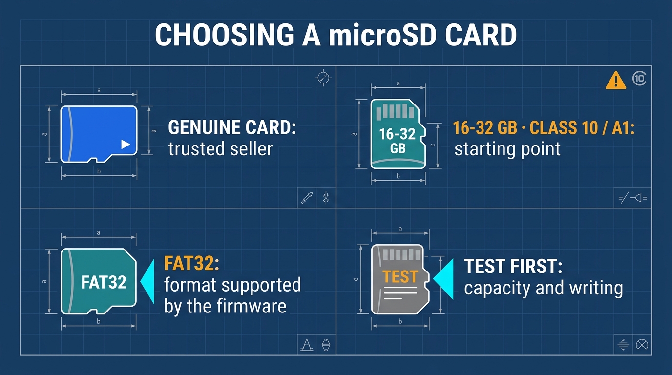 MicroSD Selection Criteria and Compatibility