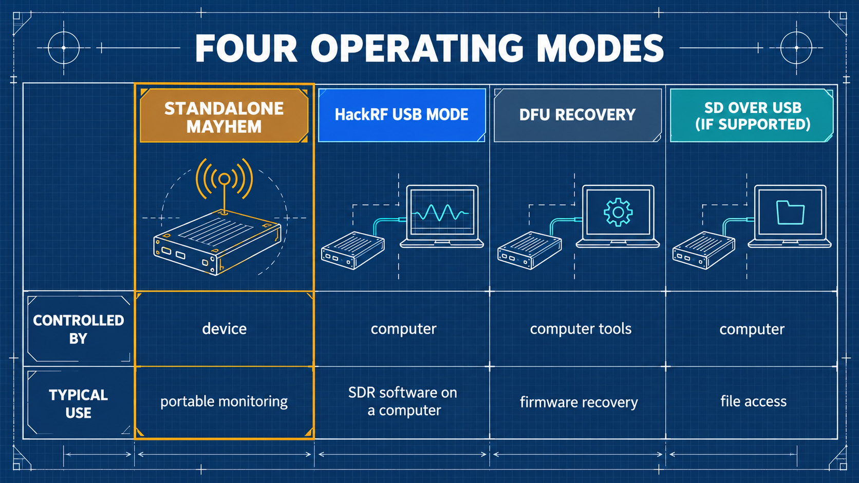 H4M System Four Operating Modes Switching Diagram