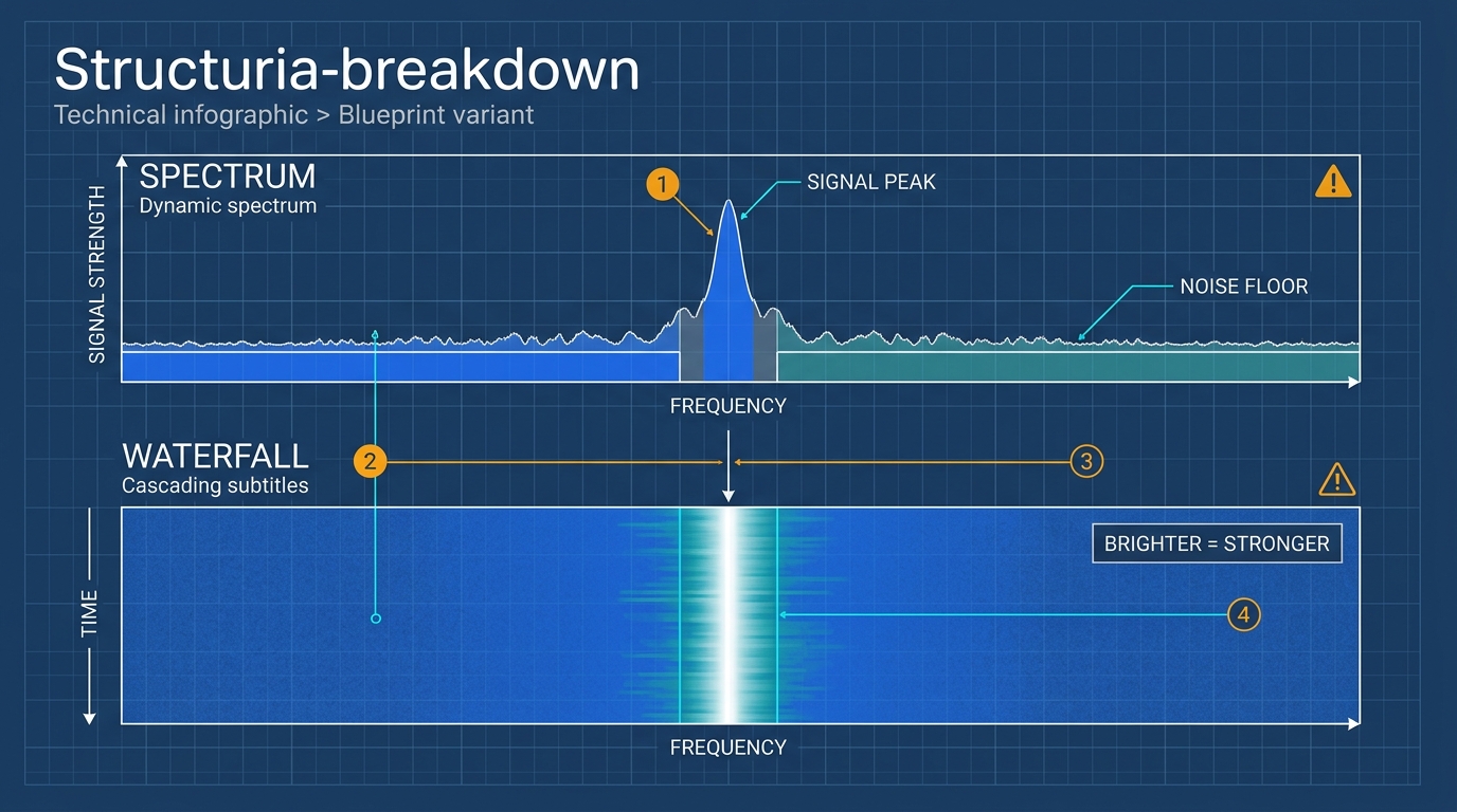 Spectrum Analyzer and Waterfall Time-Frequency Principles