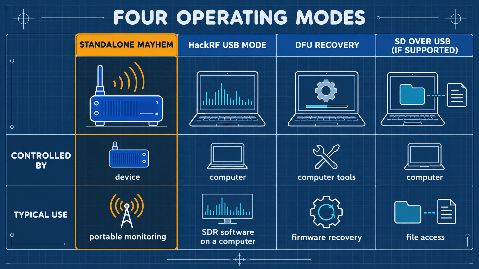 Pro System Four Operating Modes Switching Diagram